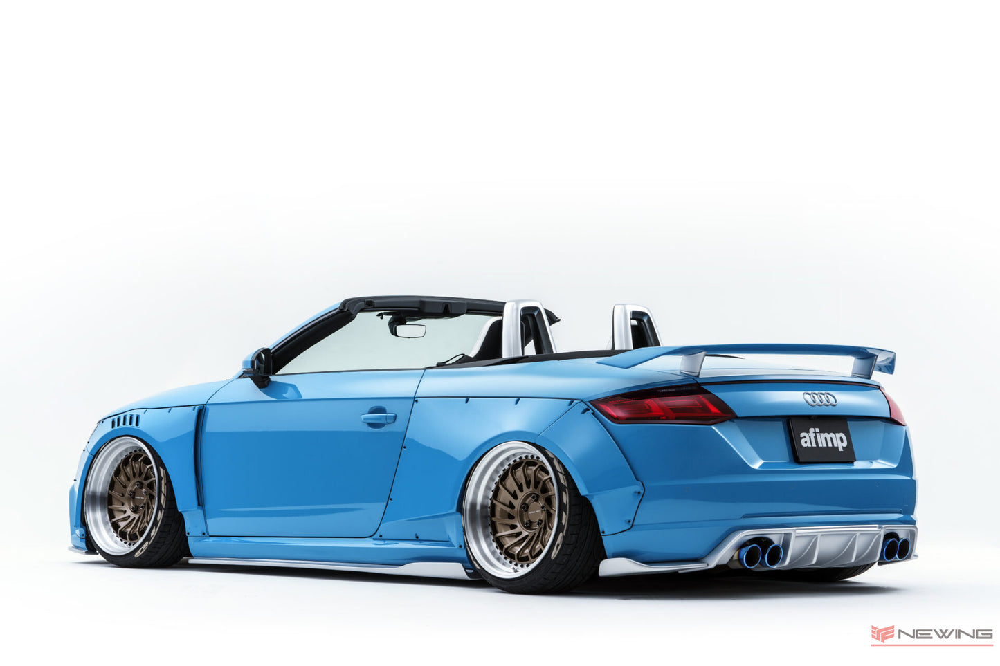 Audi TT (8S) RSR NEWING Alpil Original Rear Side Diffuser