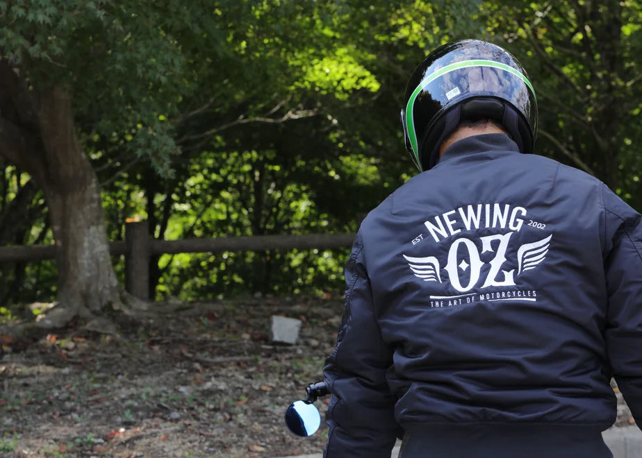 【OZbyNEWINGオリジナル】 ロゴ入り MA-1