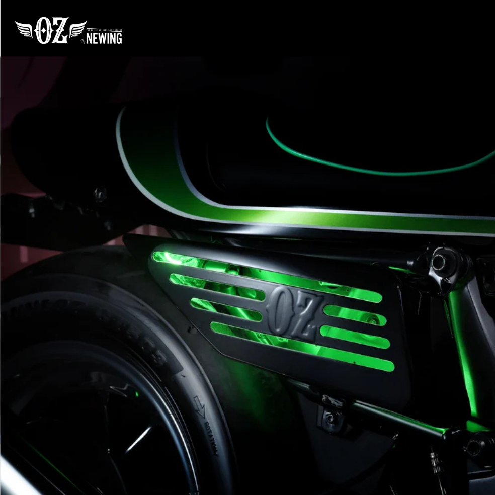 【OZbyNEWINGオリジナル】ハーレースポーツスターS専用 サイドカバー（左右セット）