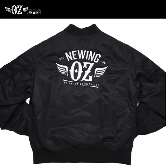 【OZbyNEWINGオリジナル】 ロゴ入り　MA-1