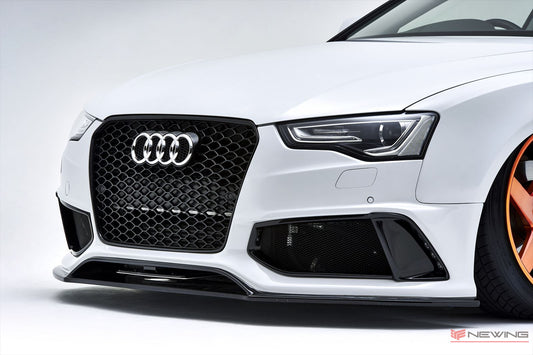 Audi A5 (8T) NEWING Alpil Original Front Bumper Spoiler（LEDデイライト付）