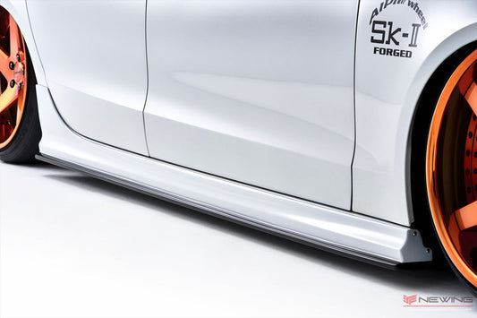 Audi A7sportback (4G) NEWING Alpil Original Side Step &amp; Side Flap (4piece)