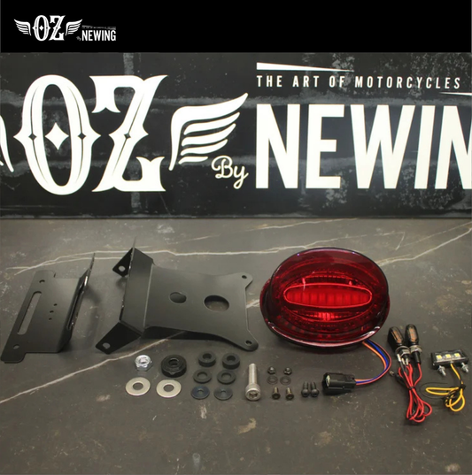 【OZbyNEWINGオリジナル】 リアフェンダーカウル専用テール・ナンバーセット