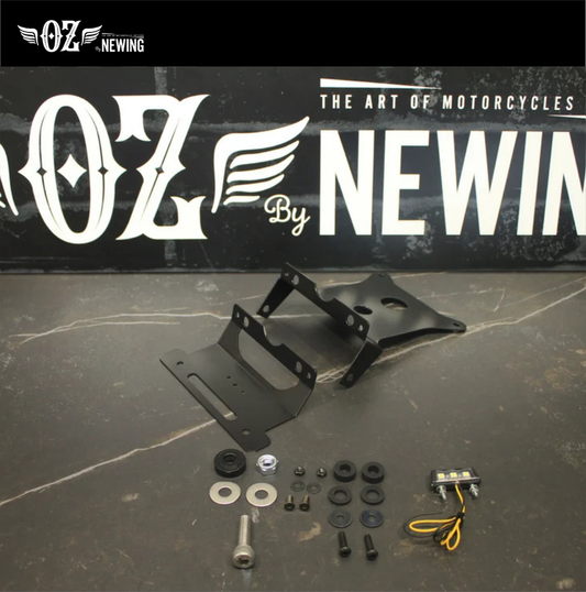 【OZbyNEWINGオリジナル】 リアフェンダーカウル専用テール・ナンバーキット