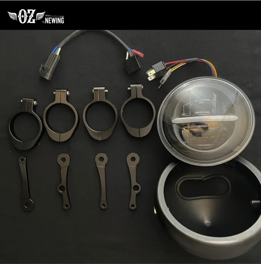 【OZbyNEWINGオリジナル】丸形ヘッドライト変更キット