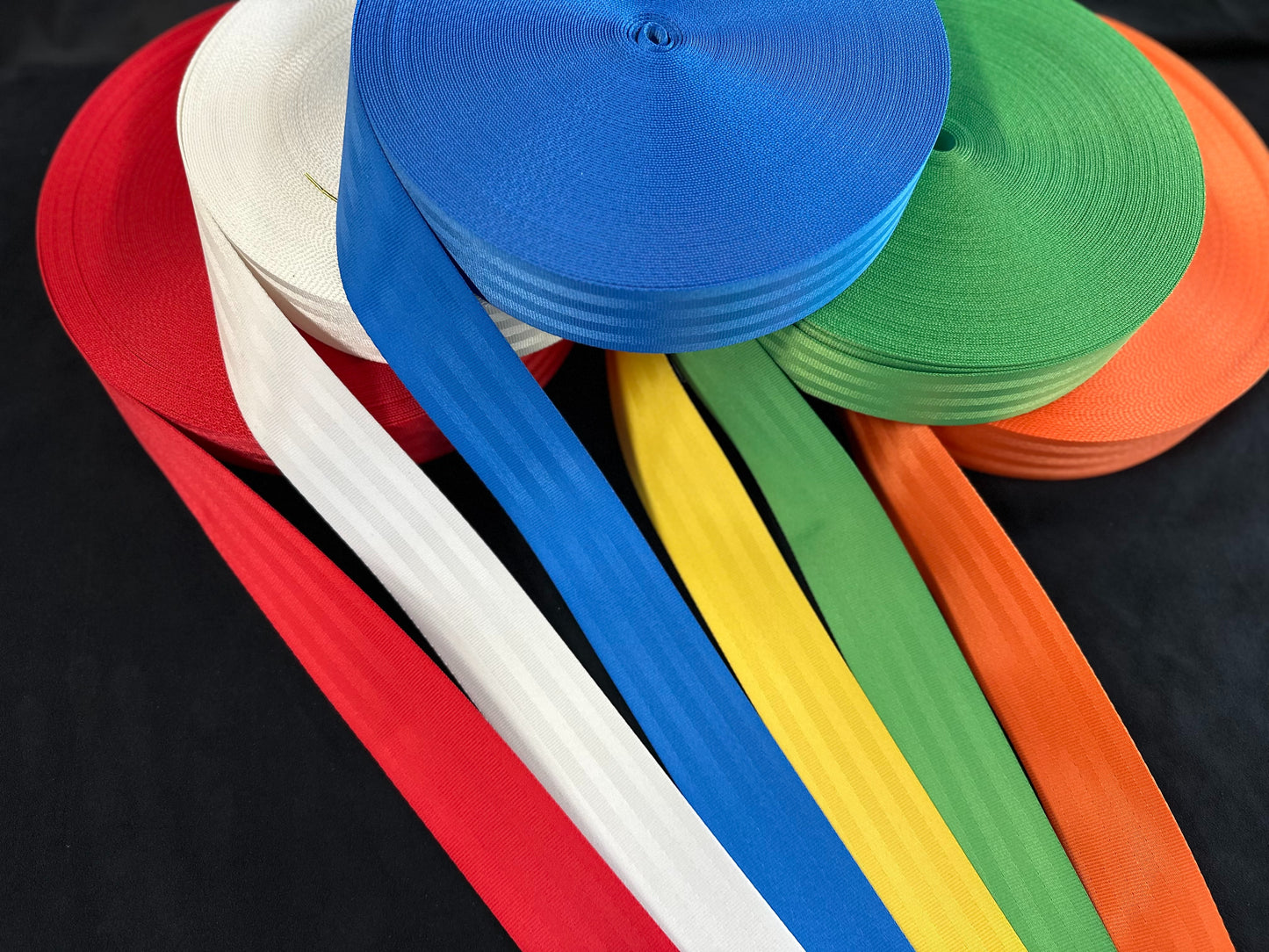 カラーシートベルト【1本から注文可能／最大10本】NEWINGオリジナル全6色