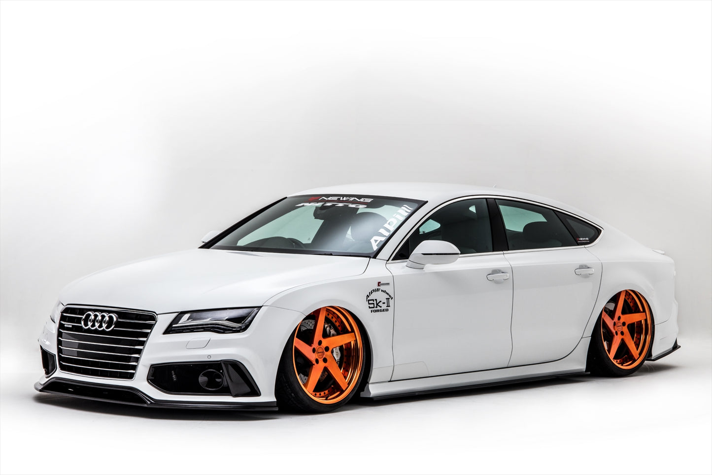 Audi A7sportback (4G) NEWING Alpil Original Side Step &amp; Side Flap (4piece)