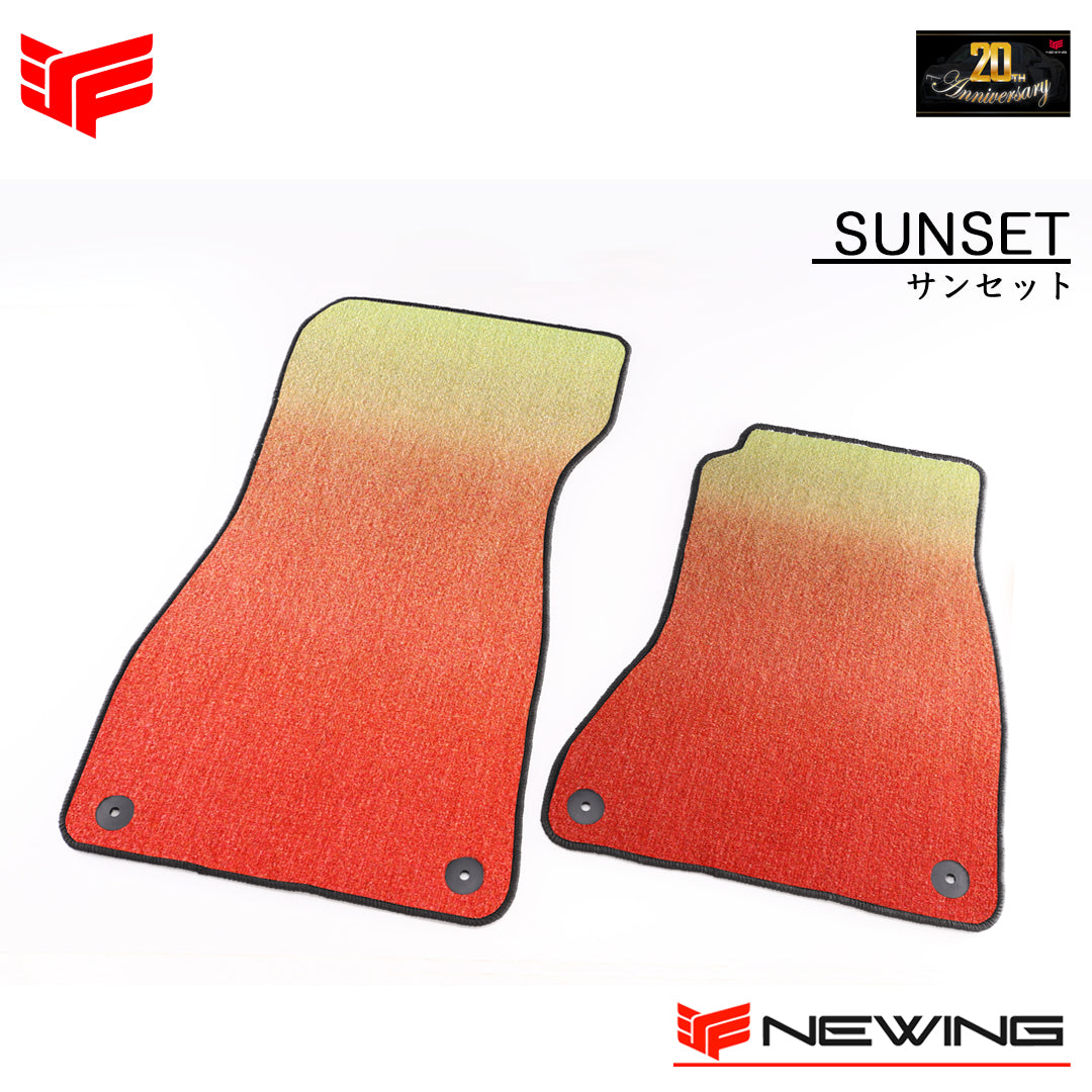 輸入車【グラデーション】NEWINGオリジナルデザインフロアマット