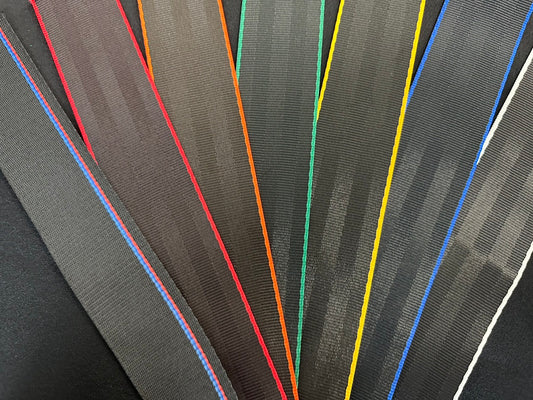 サイドカラーシートベルト【1本から注文可能／最大10本】NEWINGオリジナル全7色