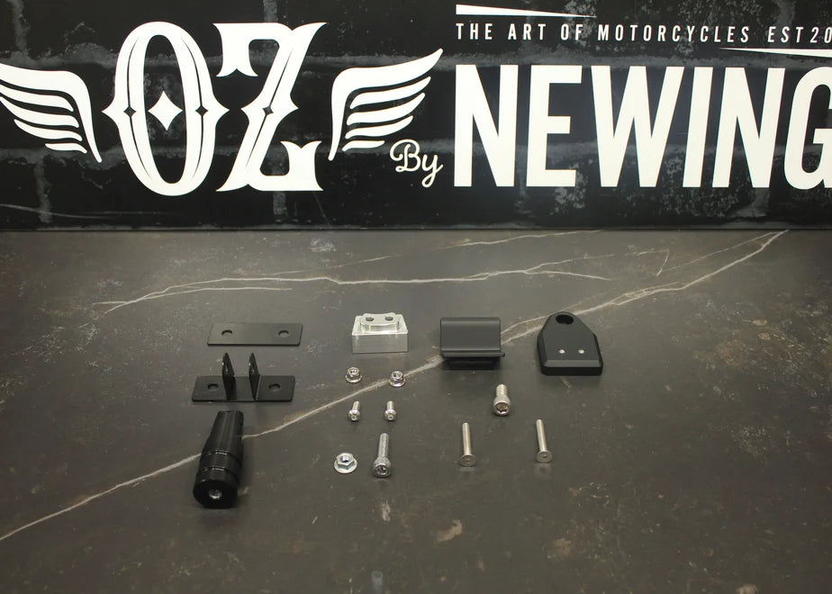 【OZbyNEWINGオリジナル】フロントカウル専用　純正ハンドル対応カウルステー