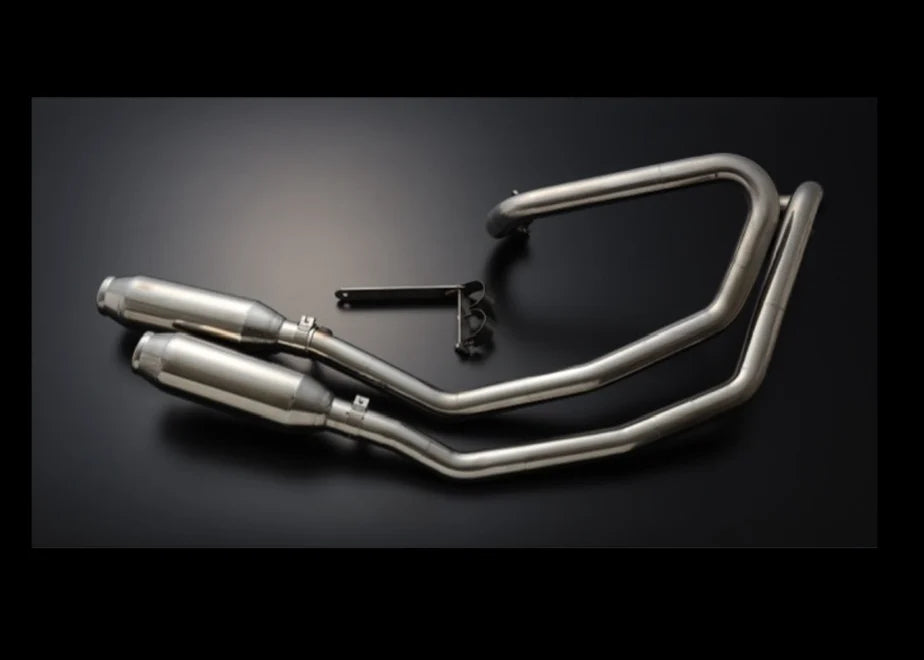 【OZbyNEWINGオリジナル】ハイパーマフラー(競技用）Sportster S専用