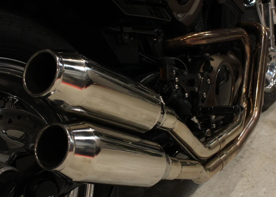 【OZbyNEWINGオリジナル】ハイパーマフラー(競技用）Sportster S専用