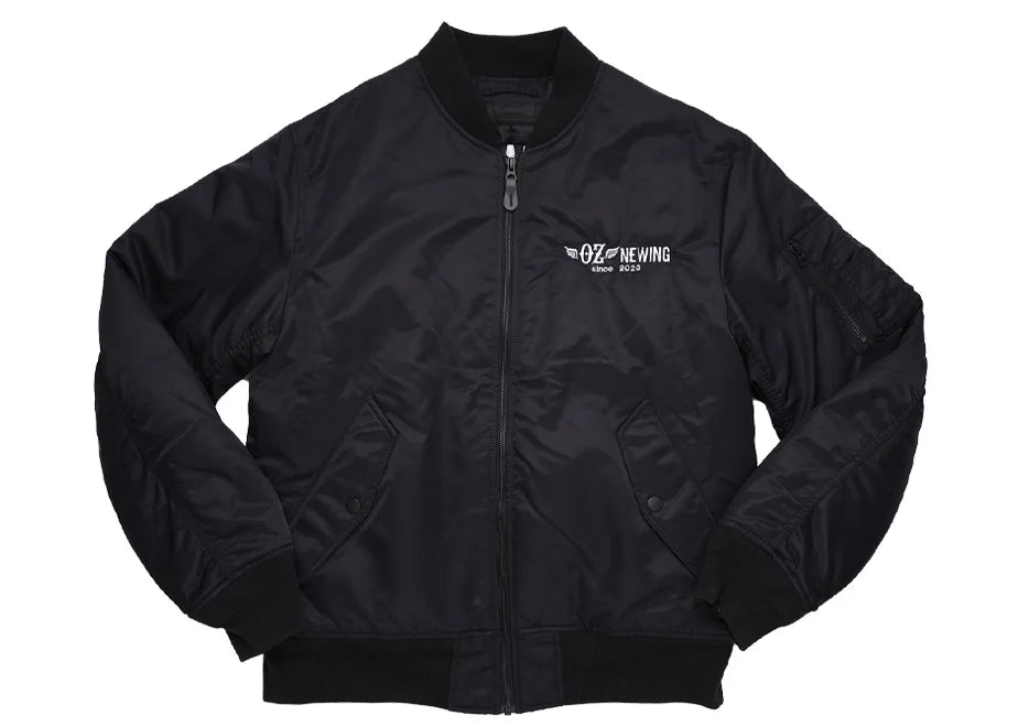 【OZbyNEWINGオリジナル】 ロゴ入り　MA-1