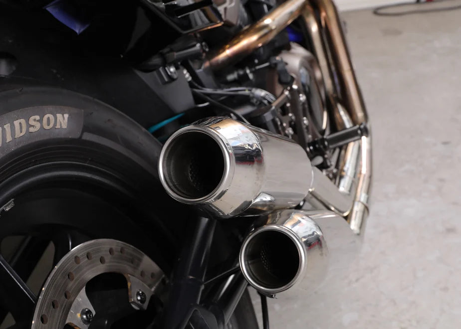 【OZbyNEWINGオリジナル】ハイパーマフラー(競技用）Sportster S専用