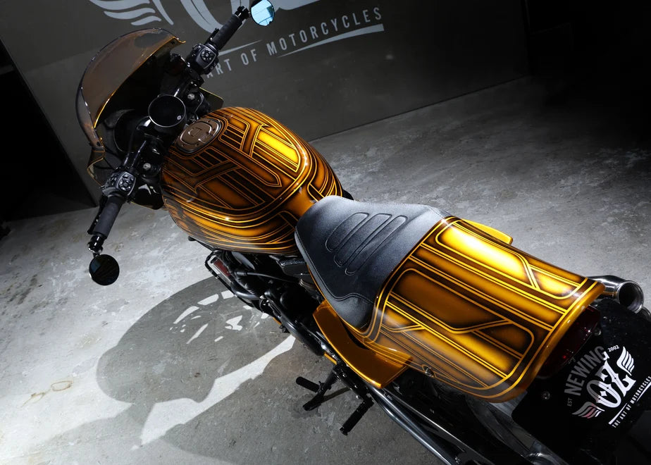 【OZbyNEWINGオリジナル】ハーレースポーツスターS専用 サイドカバー（左右セット）