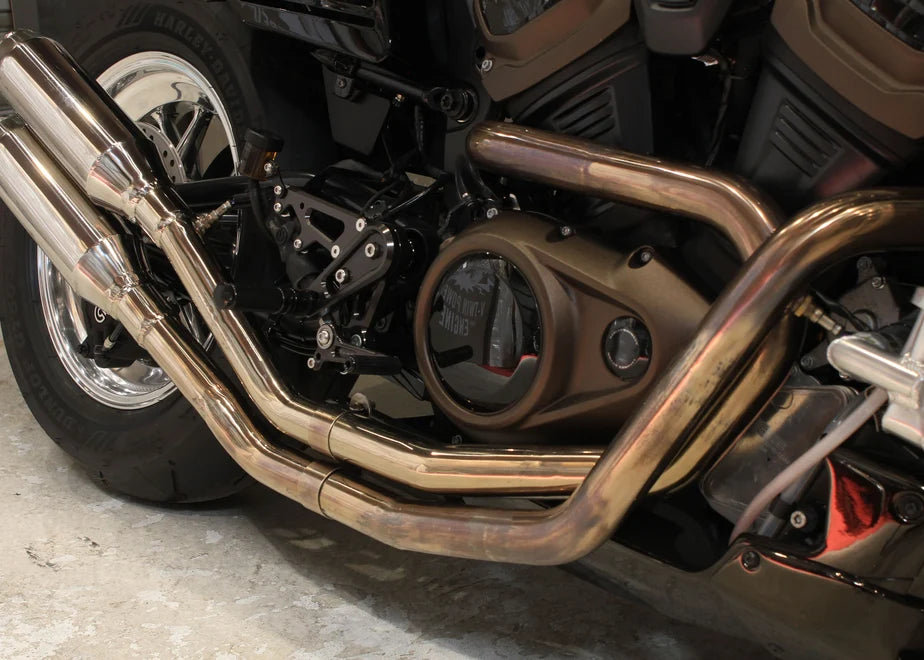 【OZbyNEWINGオリジナル】ハイパーマフラー(競技用）Sportster S専用