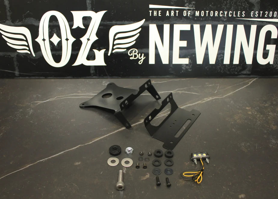 【OZbyNEWINGオリジナル】 リアフェンダーカウル専用テール・ナンバーキット