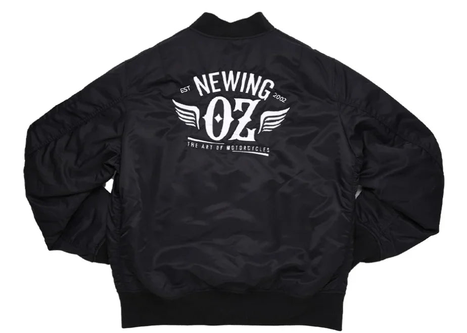 【OZbyNEWINGオリジナル】 ロゴ入り　MA-1