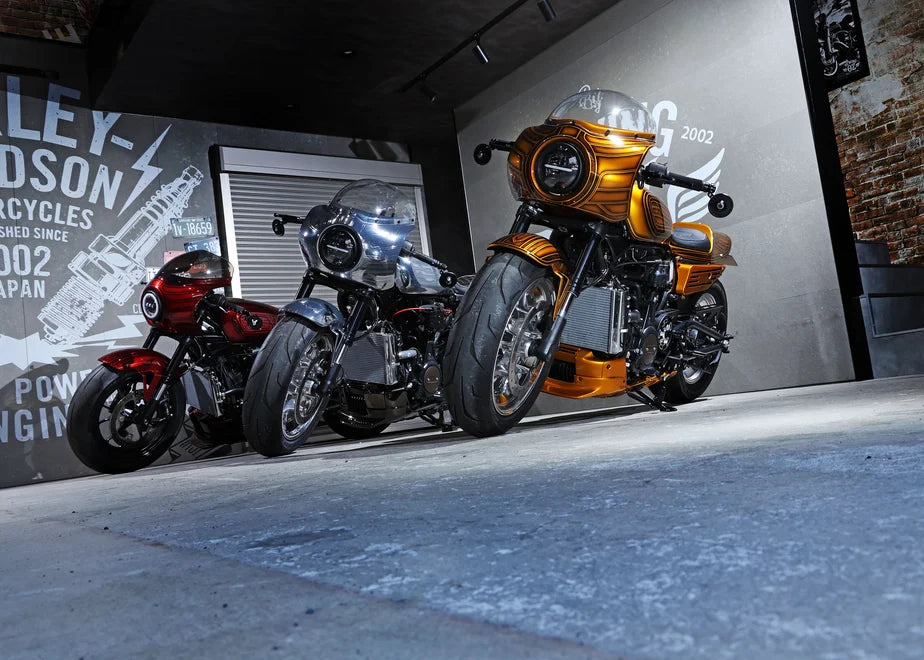 【OZbyNEWINGオリジナル】ハーレースポーツスターS専用 サイドカバー（左右セット）