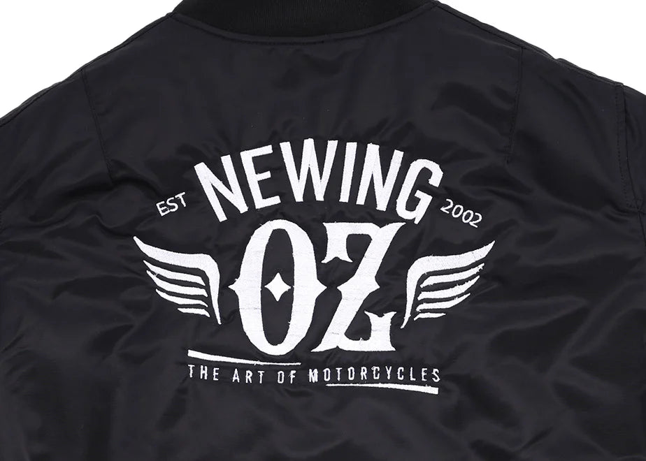 【OZbyNEWINGオリジナル】 ロゴ入り　MA-1