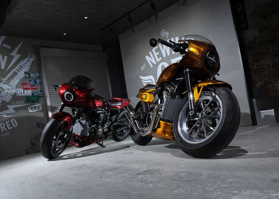 【OZbyNEWINGオリジナル】ハーレースポーツスターS専用 サイドカバー（左右セット）