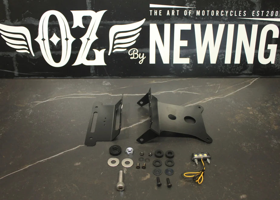 【OZbyNEWINGオリジナル】 リアフェンダーカウル専用テール・ナンバーキット